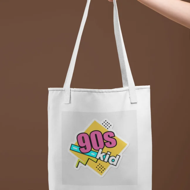 Therareparrot 90 Kids Nostalgic Printed Tote Bag