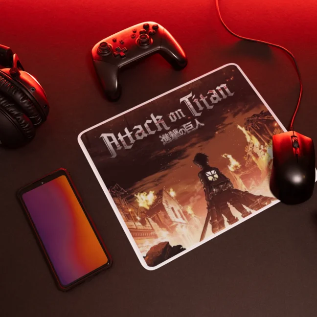 Anime Attack On The Titan Printed Mousepad