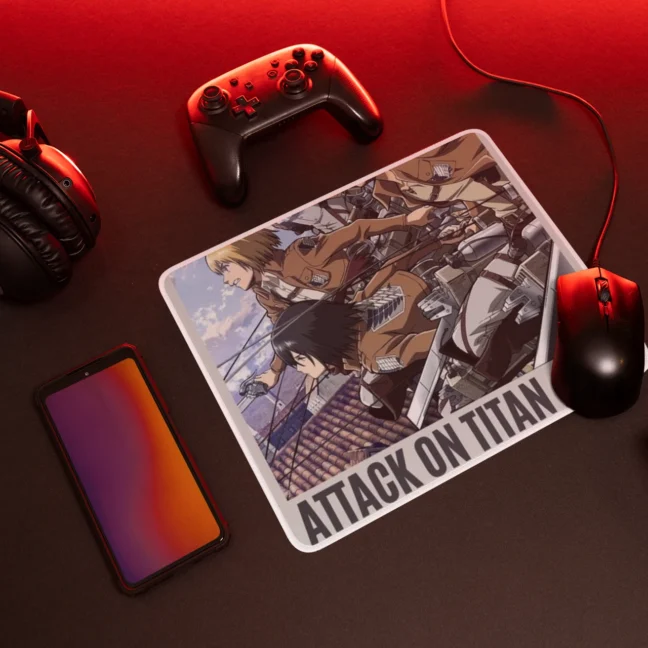 Anime Attack On The Titan Printed Mousepad