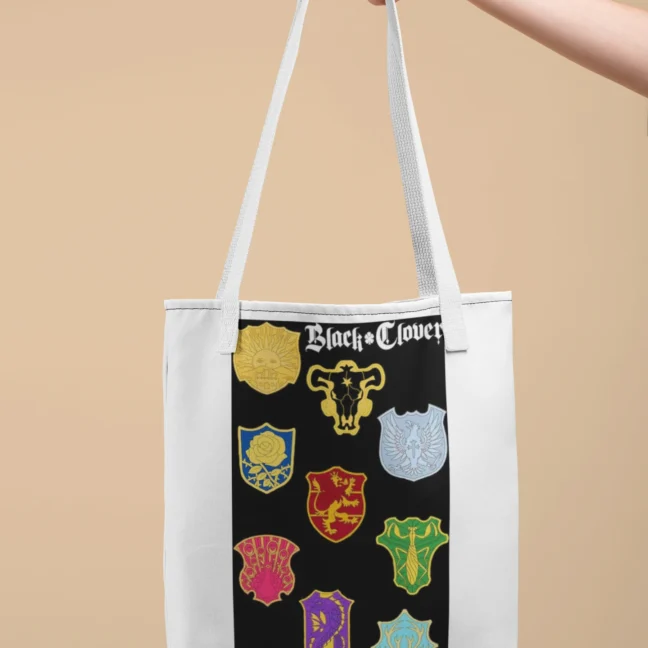 Therareparrot Anime Black Clover Printed Tote Bag