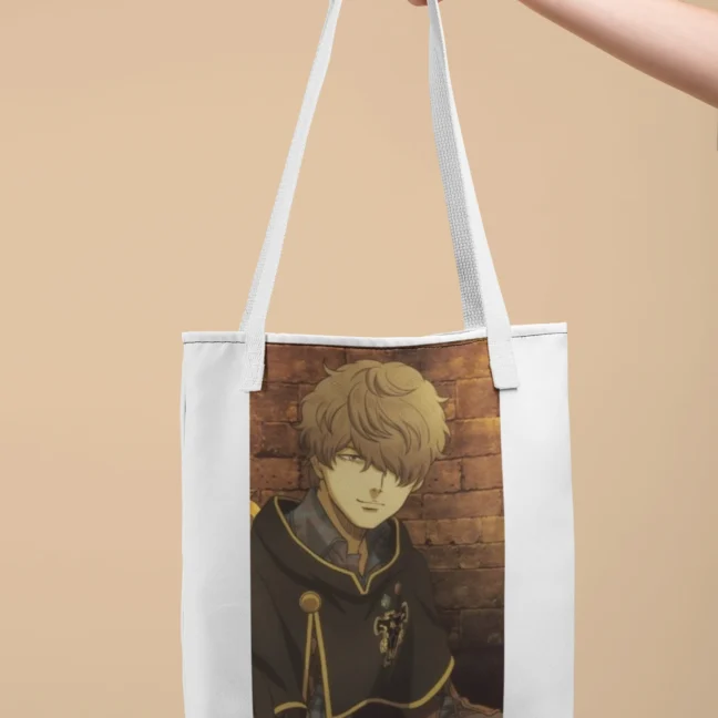Therareparrot Anime Black Clover Printed Tote Bag