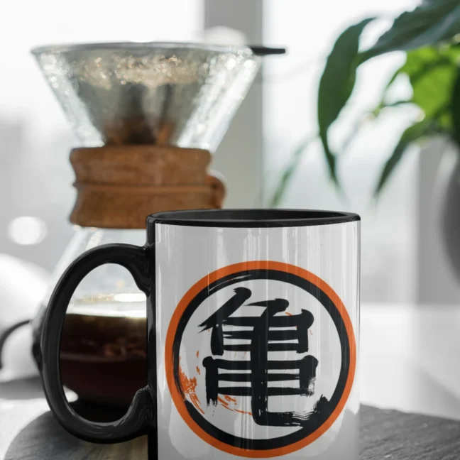 Anime Dragon Ballz Black Mug
