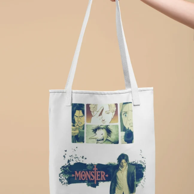 Anime Johan Monster Printed Tote Bag