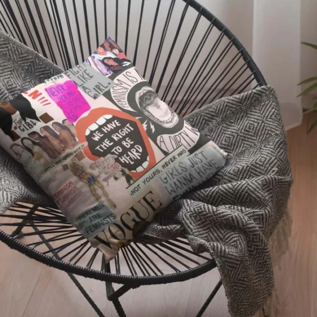 Future Is Female Printed Premium Tea Coaster Set Of 2