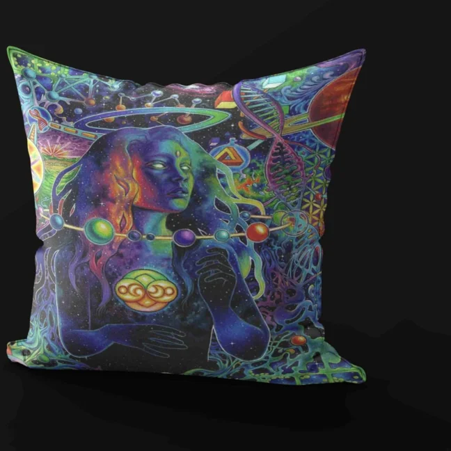 Therareparrot Psychedalic Pandora Printed Cushion