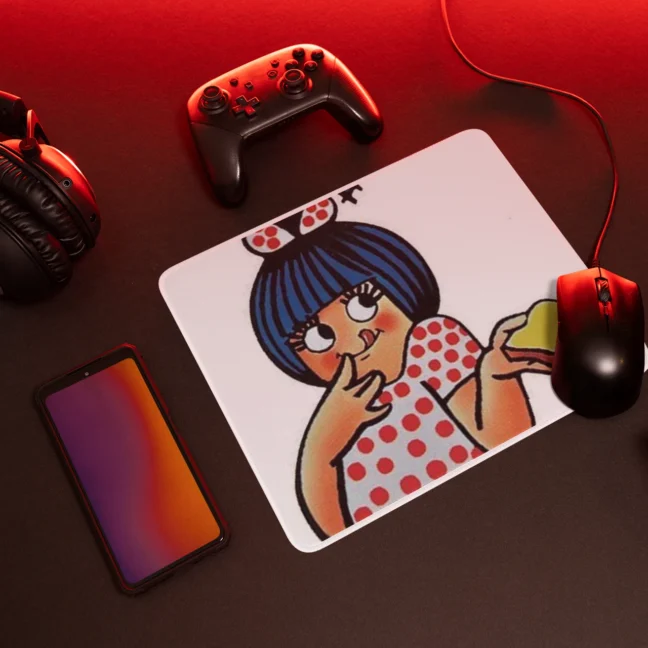 90 Kids Nostalgic Amul Girl Printed Mousepad