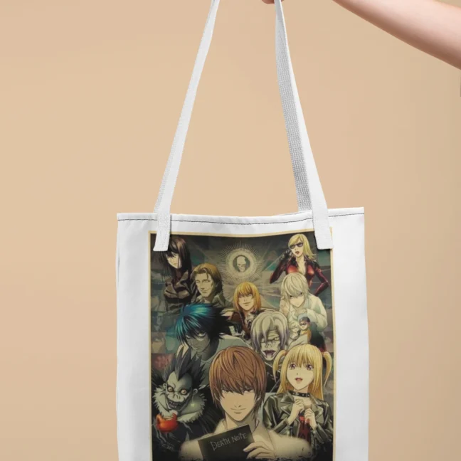 Therareparrot Anime Deathnote Printed Tote Bag
