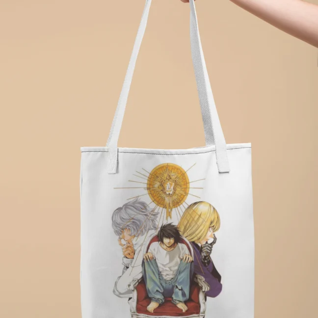 Therareparrot Anime Deathnote Printed Tote Bag