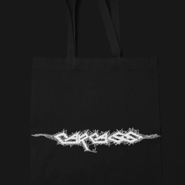 Clubofthefreaks Black Carcass Tote Tote Bag