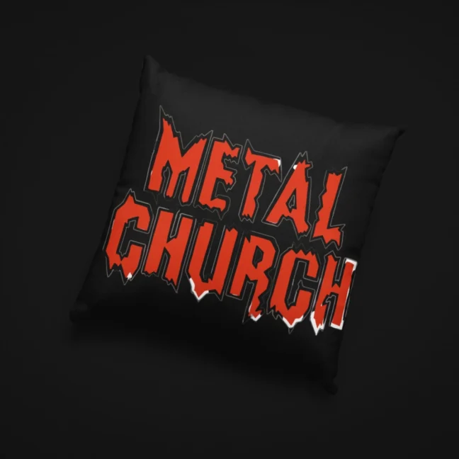 Clubofthefreaks Black MetalchurchThrow Pillow|Cushion With Filler
