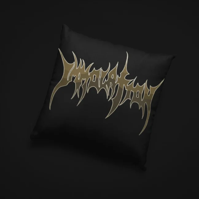 Clubofthefreaks Black Metallic Pillow DecorativeThrow Pillow|Cushion With Filler