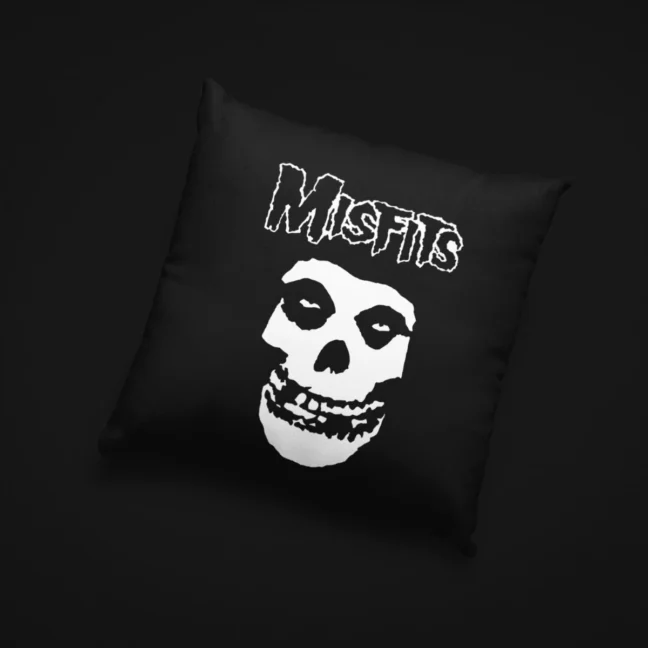 Clubofthefreaks Black Misfits PillowThrow Pillow|Cushion With Filler