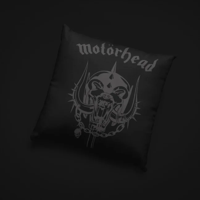 Clubofthefreaks Black Motorhead DecorativeThrow Pillow|Cushion With Filler