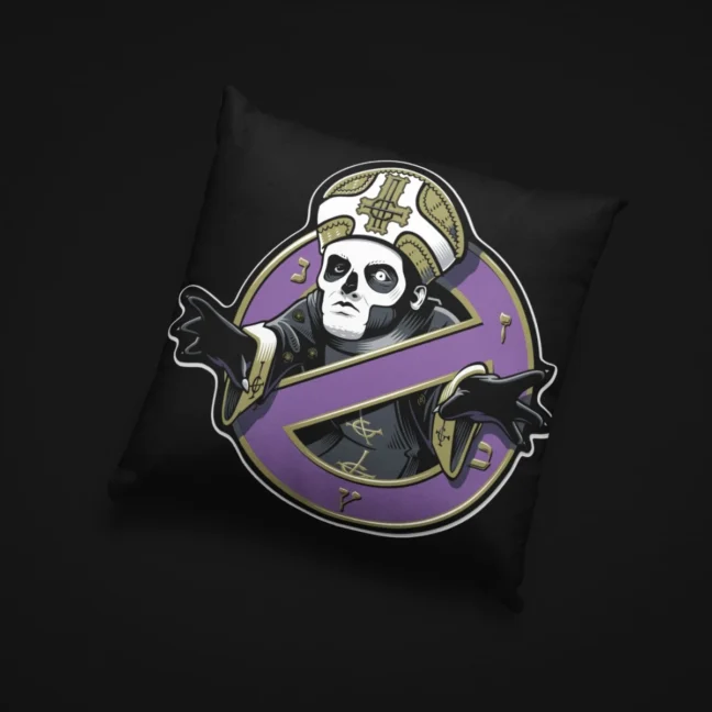 Clubofthefreaks Black Papa PillowThrow Pillow|Cushion With Filler