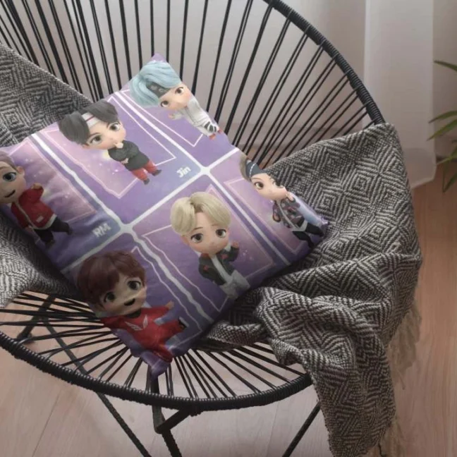 Therareparrot Bts Band Premium Tea Coaster Set Of 2