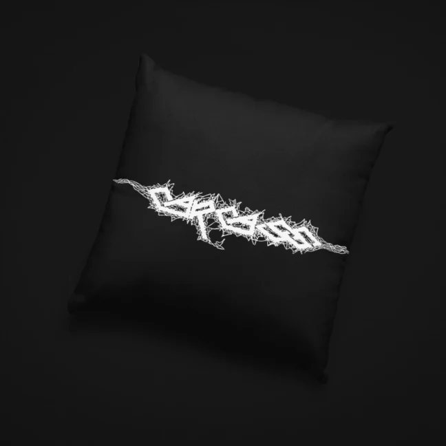 Clubofthefreaks Carcosa BlackThrow Pillow|Cushion With Filler