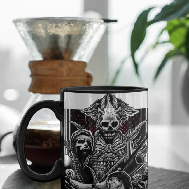 1990 Kids Merch|Contra Game Printed Mug