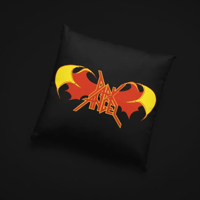 Clubofthefreaks Darkangel BlackThrow Pillow|Cushion With Filler