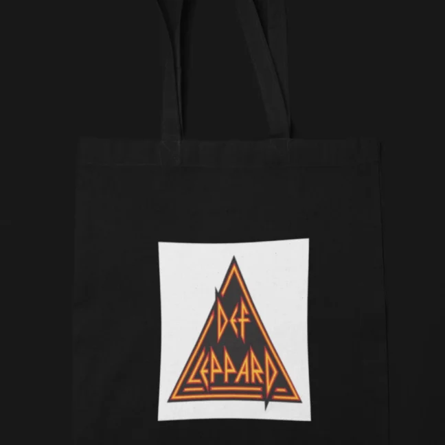 Clubofthefreaks Defleppard Black Tote Bag