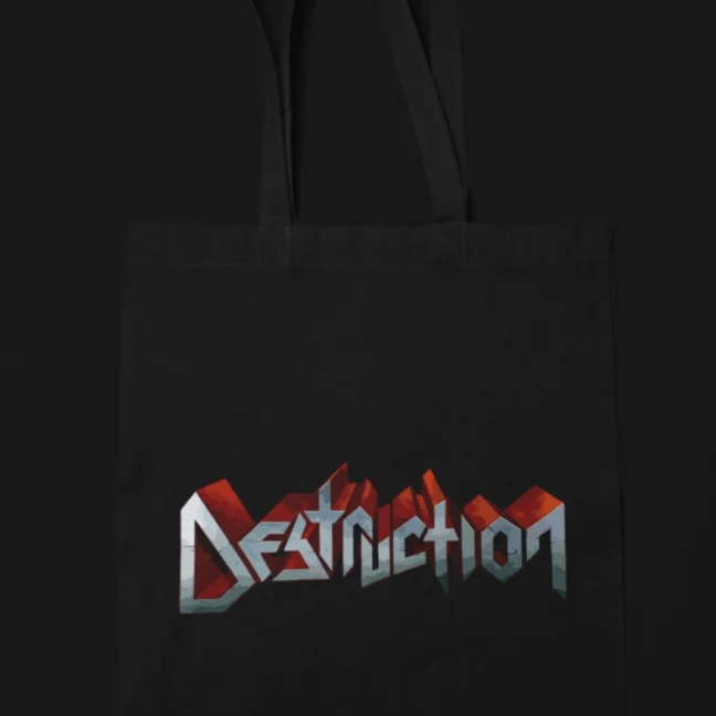 Clubofthefreaks Destruction Black Tote Bag