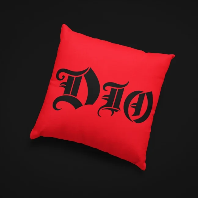 The Rare Parrot dio_red - Throw Pillow