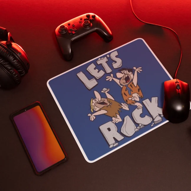 90 Kids Nostalgia Flinstones Printed Mousepad