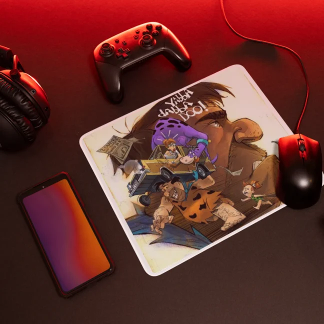 90 Kids Nostalgia Flinstones Printed Mousepad
