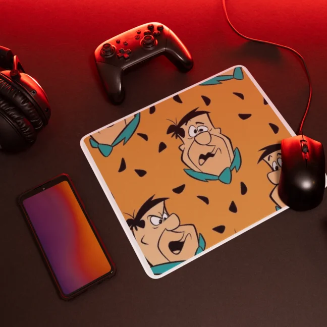 90 Kids Nostalgia Flinstones Printed Mousepad