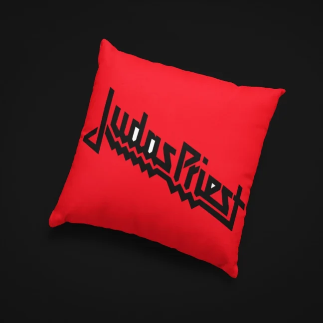Clubofthefreaks Judas Priest RedThrow Pillow|Cushion With Filler Cover