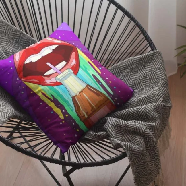 Therareparrot Pop Art Printed Premium Tea Coaster Set Of 2