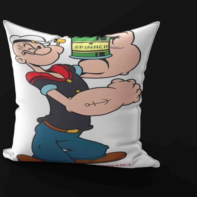 Therareparrot Popeye Printed Cushion