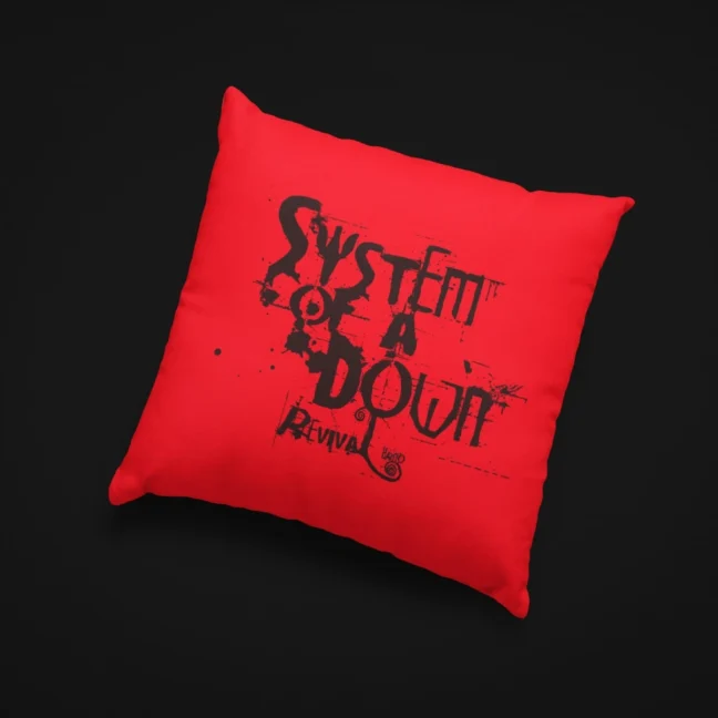 The Rare Parrot red_revival - Decorative Throw Pillow