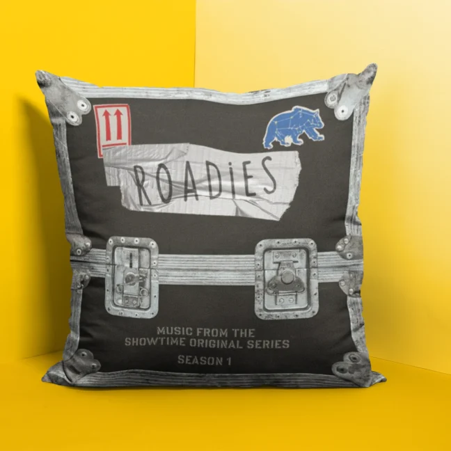 90 Kids Nostalgia Roadies Printed Cushion Size 12 By 12 With Filler
