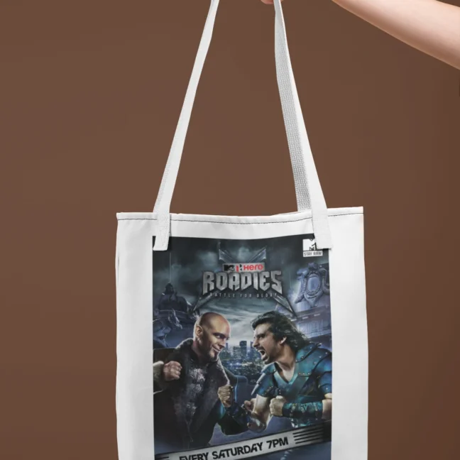 90 Kids Nostalgia Roadies Printed Tote Bag