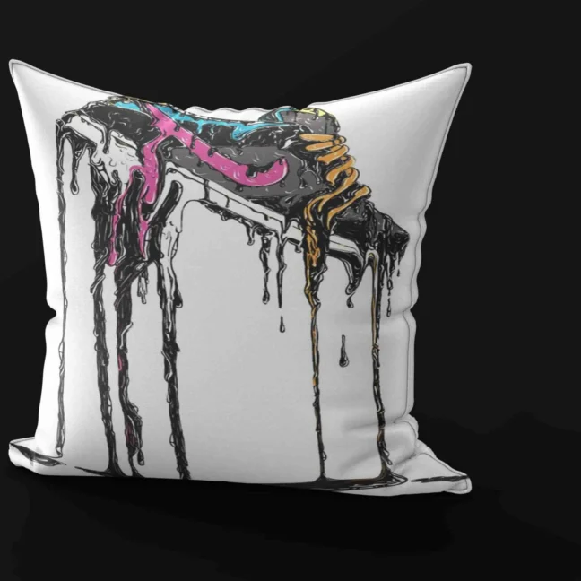 Therareparrot Shoes Print Printed Cushion
