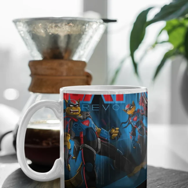 White Mug 330 Ml90 Kids Nostalgia Swatkats Printed Mug