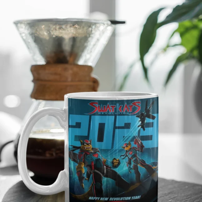 White Mug 330 Ml90 Kids Nostalgia Swatkats Printed Mug