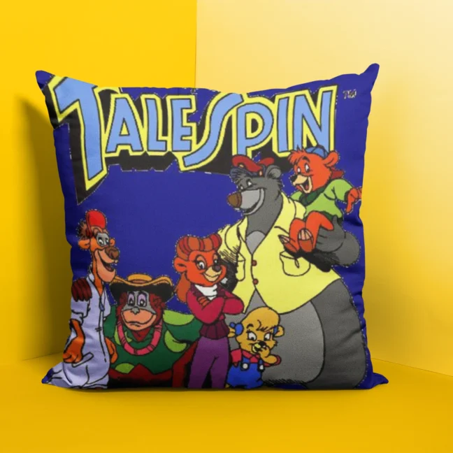 90 Kids Nostalgia Tales Pin Ballu Printed Cushion Size 12 By 12 With Filler