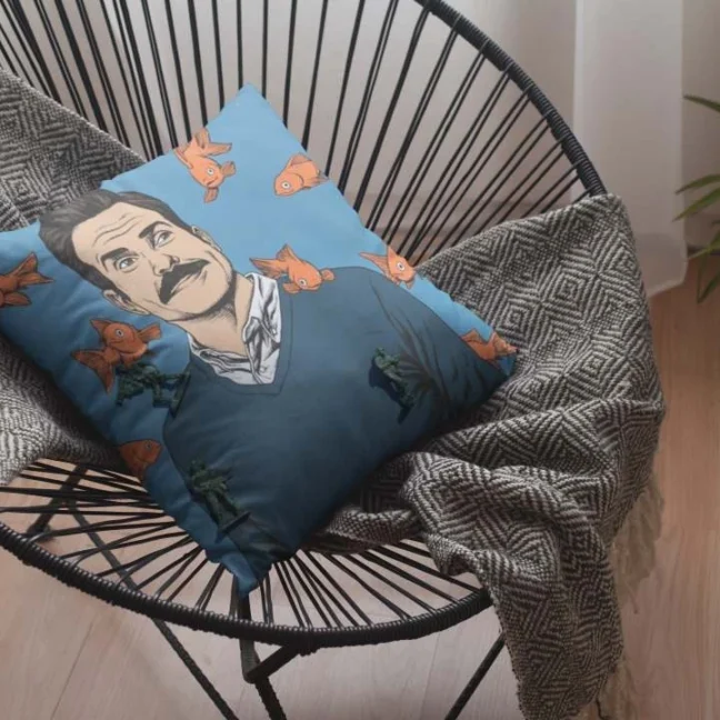 Therareparrot Ted Lasso Printed Premium Tea Coaster Set Of 2