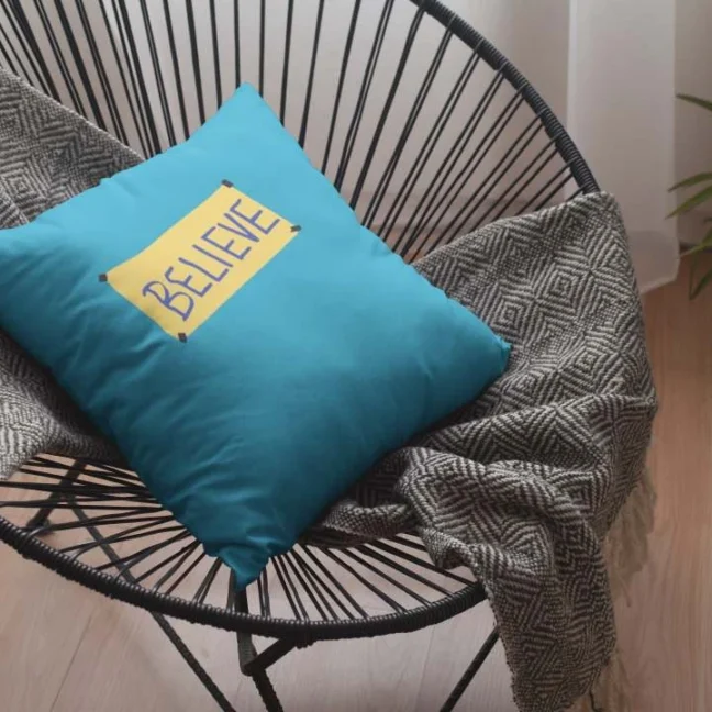 Therareparrot Ted Lasso Believe Printed Premium Tea Coaster Set Of 2