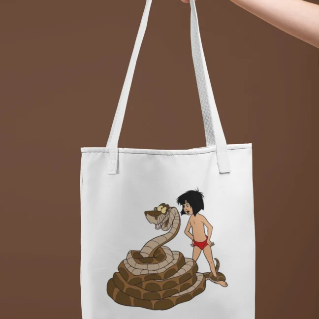90 Kids Nostalgia The Jungle Book Printed Tote Bag