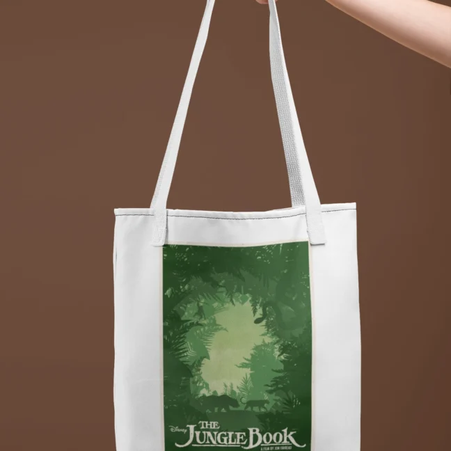 90 Kids Nostalgia The Jungle Book Printed Tote Bag