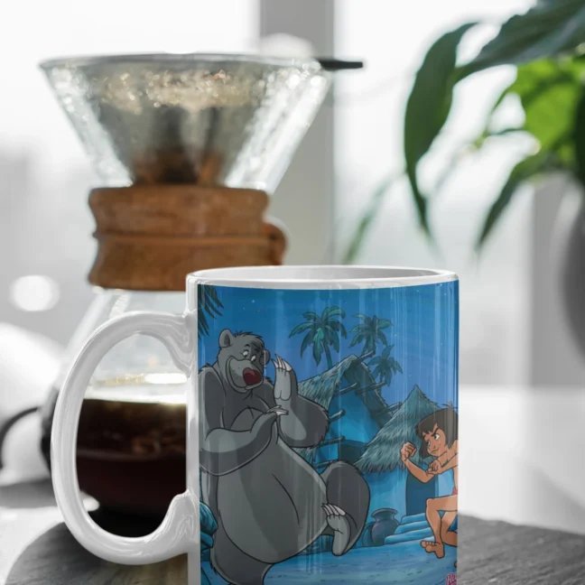White Mug 330 Ml90 Kids Nostalgia The Jungle Book Printed Mug