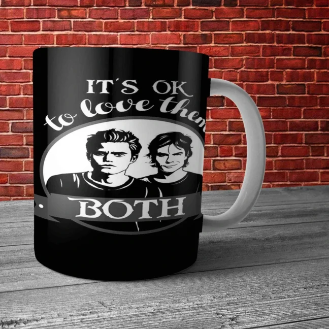 Therareparrot Vampire Diaries Printed White Mug