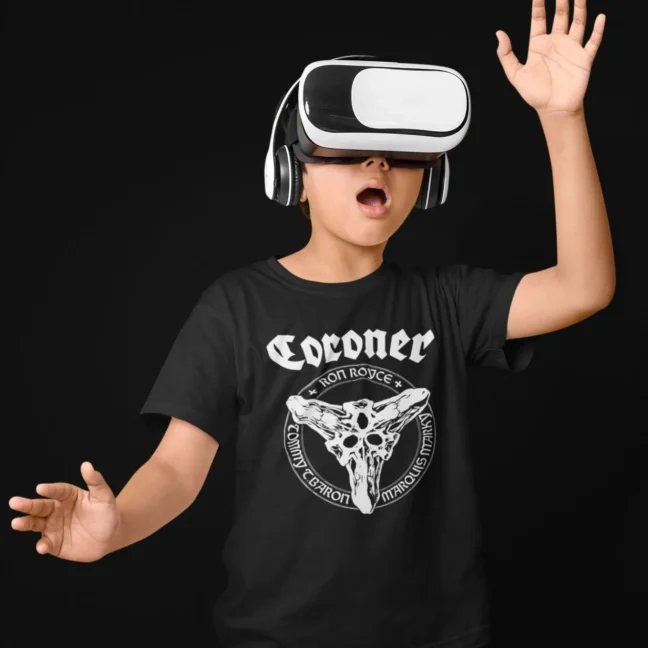 Clubofthefreaks Coroner Band Tshirt Black Metal Music Graphic Tee