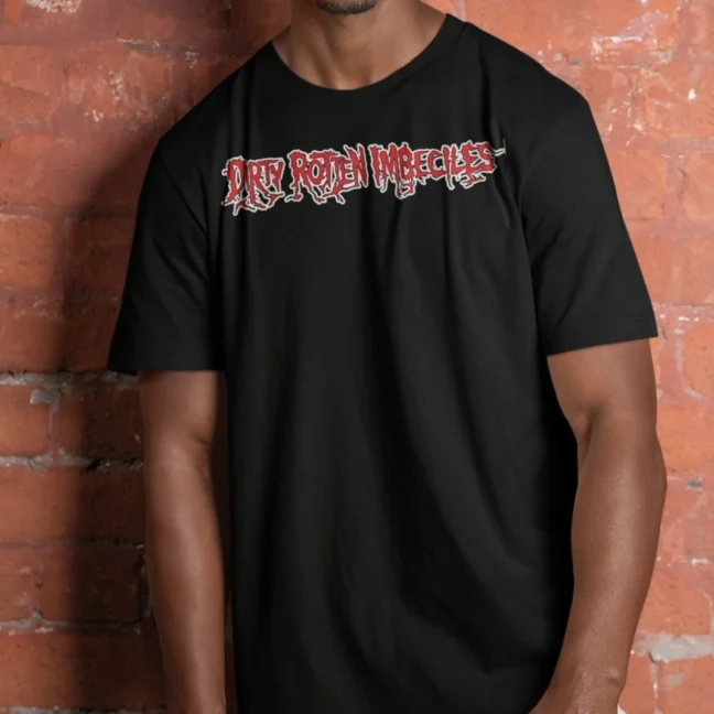 Clubofthefreaks Dry Rotten Muscles Black Graphic Tshirt | Metal Band Style Tee