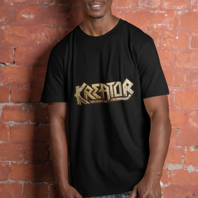 Clubofthefreaks Kreator Thrash Metal Black Tshirt Official Band Logo Merch