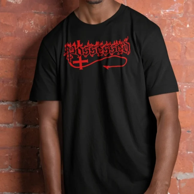 Clubofthefreaks Possessed Band Black Tshirt Official Death Metal Logo Tee