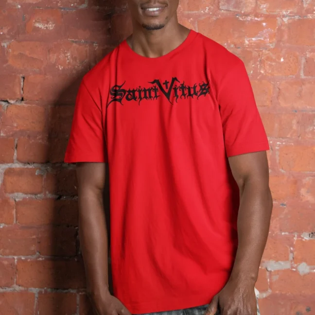 Clubofthefreaks Santa Muerte Rojo Red Saint Death Tshirt Premium Graphic Tee