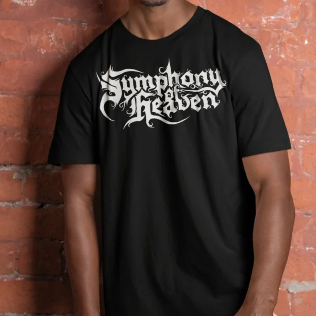 Clubofthefreaks Official Symphony Of Heaven Moonlight Black Tshirt Melodic Death Metal Band Merch